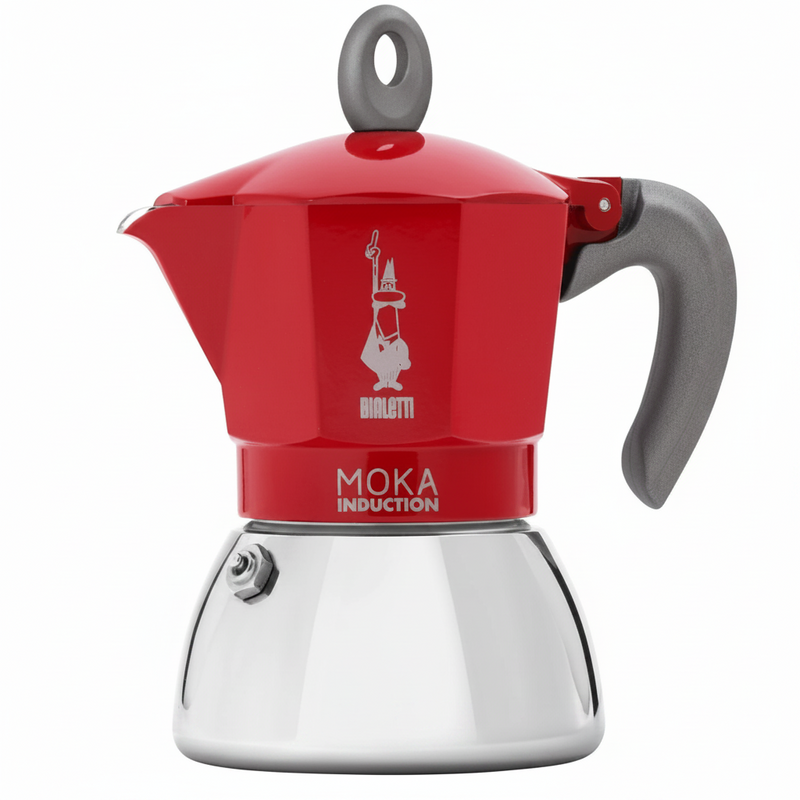 Bialetti Moka Induction rood 2 kops | Retourdeal 52%