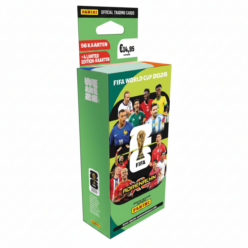 PANINI – Adrenalyn XL – ruilkaartenset – 7 pakjes – 56 kaarten