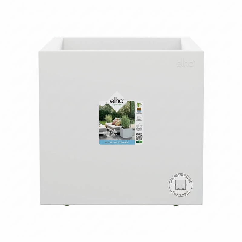 Elho Vivo Next Vierkant 30 Plantenbak Wit | Retourdeal 40%