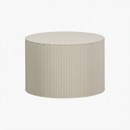 WOOOD Sanne Bijzettafel Antique Beige 40x60x60 | Retourdeal 40%