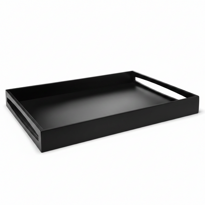 Leopold Vienna Dienblad 55x40x6cm MDF Zwart | Retourdeal 40%