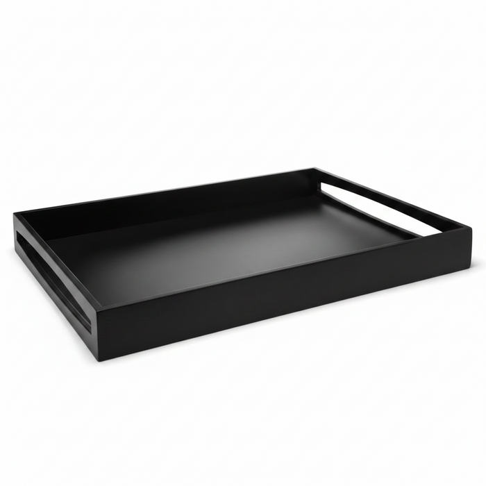 Leopold Vienna Dienblad 55x40x6cm MDF Zwart | Retourdeal 40%