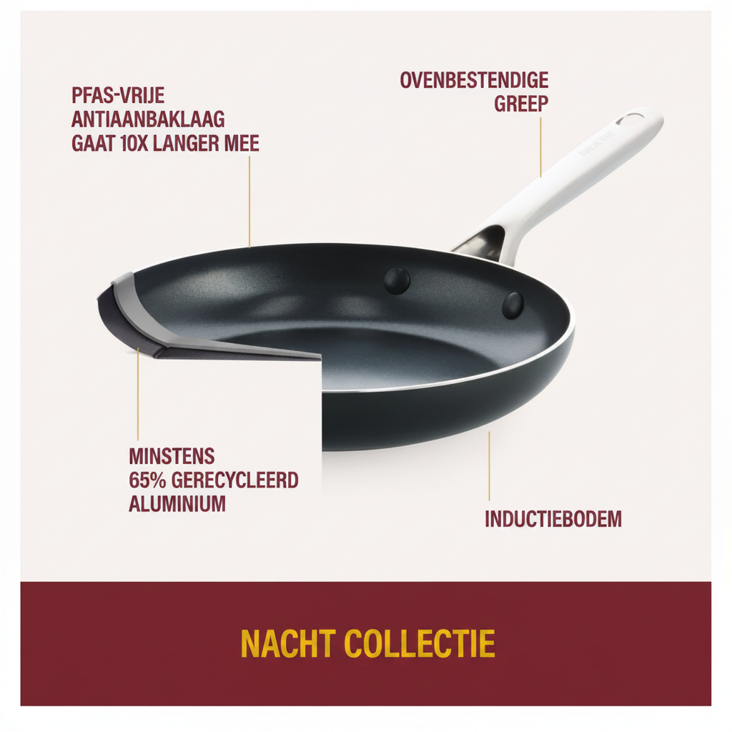 Kochstar Nacht Keramische Hapjespan 26cm | Retourdeal 40%