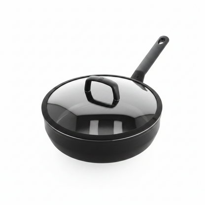 BK Induction Keramische Hapjespan 28cm met Deksel | Retourdeal 40%