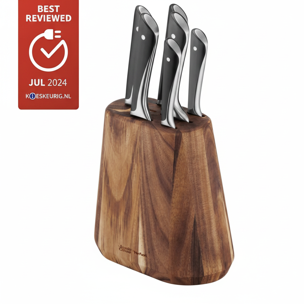 Tefal Jamie Oliver Messenset met Messenblok | Retourdeal 40%