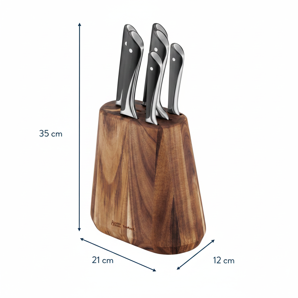 Tefal Jamie Oliver Messenset met Messenblok | Retourdeal 40%