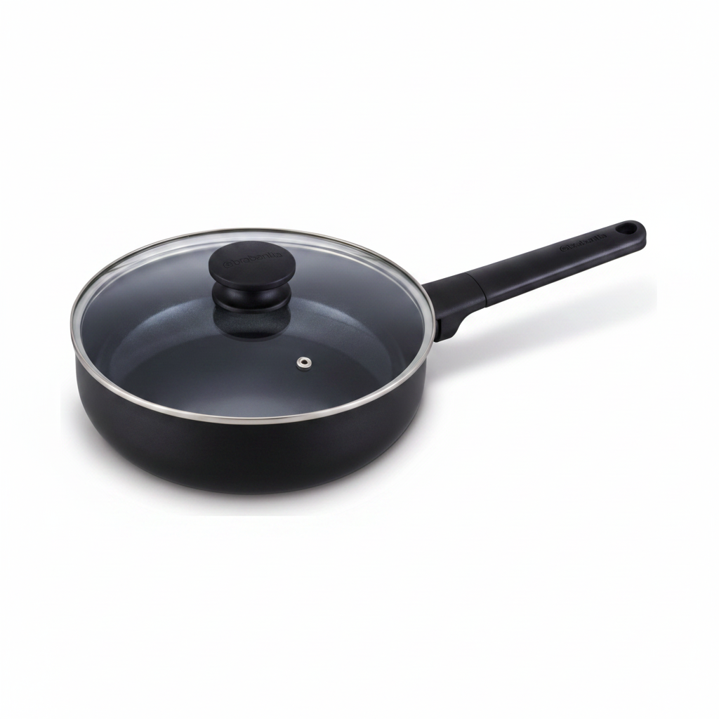 Brabantia VANTA Hapjespan met Deksel 24cm | Retourdeal 40%