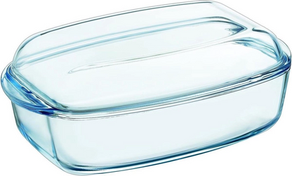 Pyrex Essentials Schaal Rechthoek met Deksel 6,5L | Retourdeal 40%