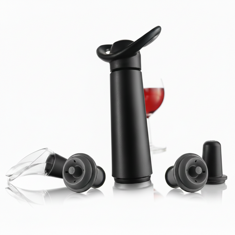 Vacu Vin Wine Saver Concerto Zwart Set | Retourdeal 30%
