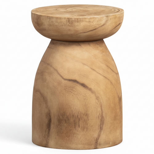 WOOOD Bink Kruk Hout Naturel 40x28x28 | Retourdeal 40%