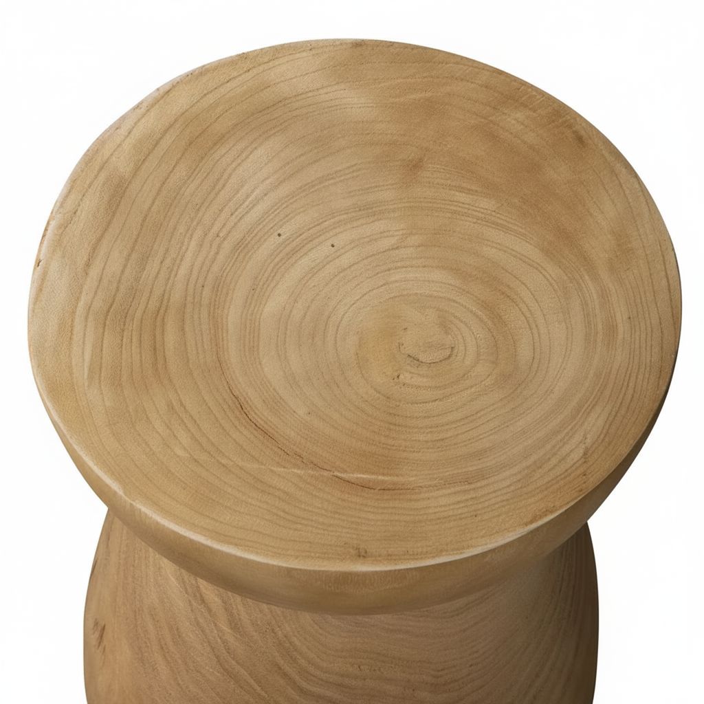 WOOOD Bink Kruk Hout Naturel 40x28x28 | Retourdeal 40%