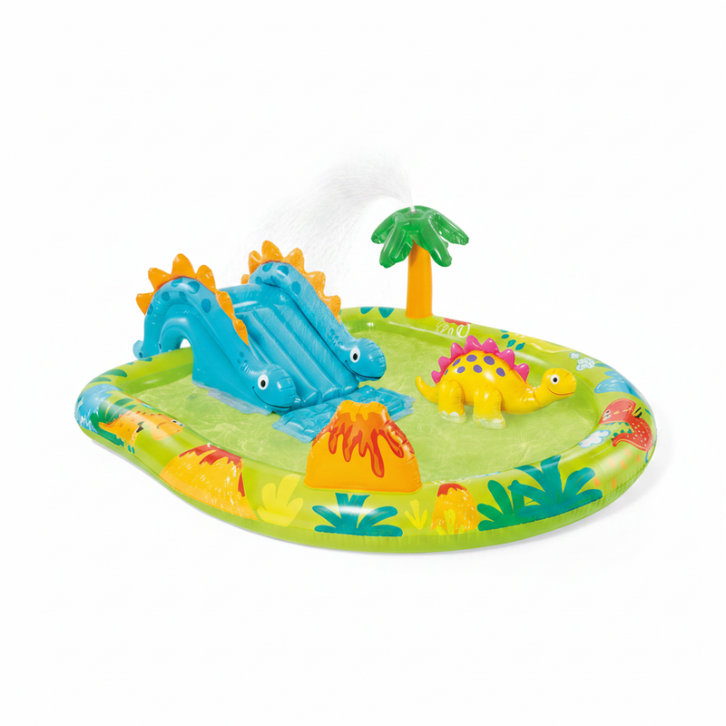 Intex Little Dino Opblaaszwembad met Glijbaan | Retourdeal 50%
