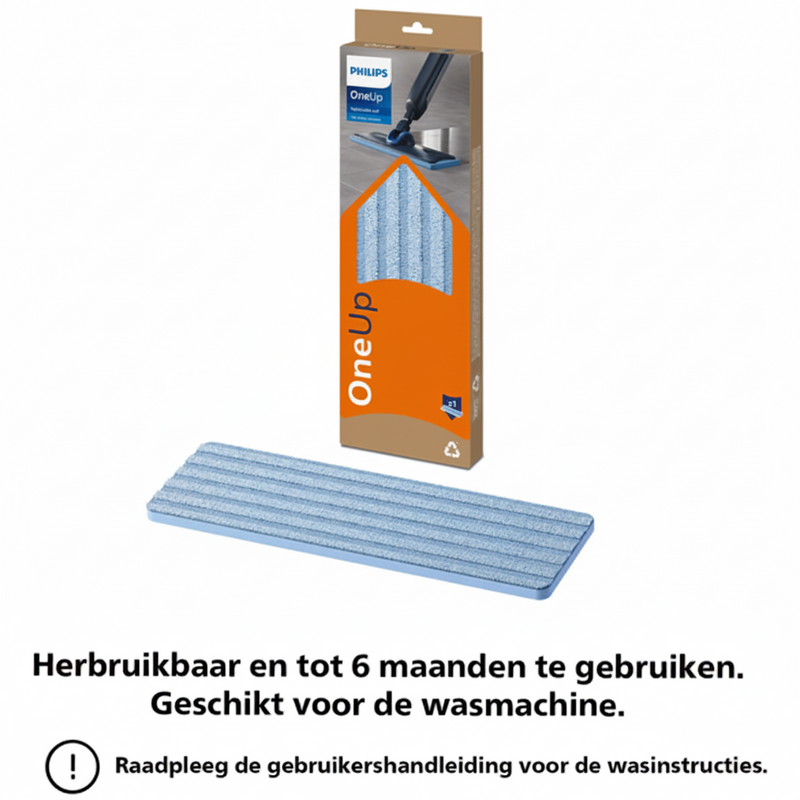 Philips OneUp Dweildoek voor Tegels 2 stuks | Retourdeal 50% – extra afbeelding