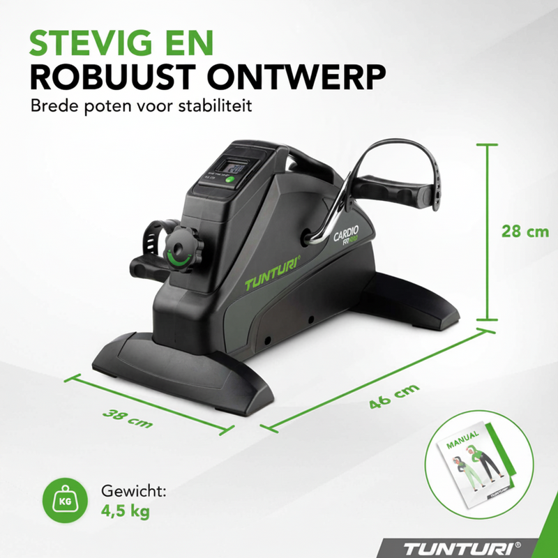 Tunturi Cardio Fit M30 mini bike | Retourdeal 40% – extra afbeelding