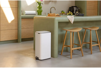 Brabantia Bo Pedaalemmer 30L White | Retourdeal 30%