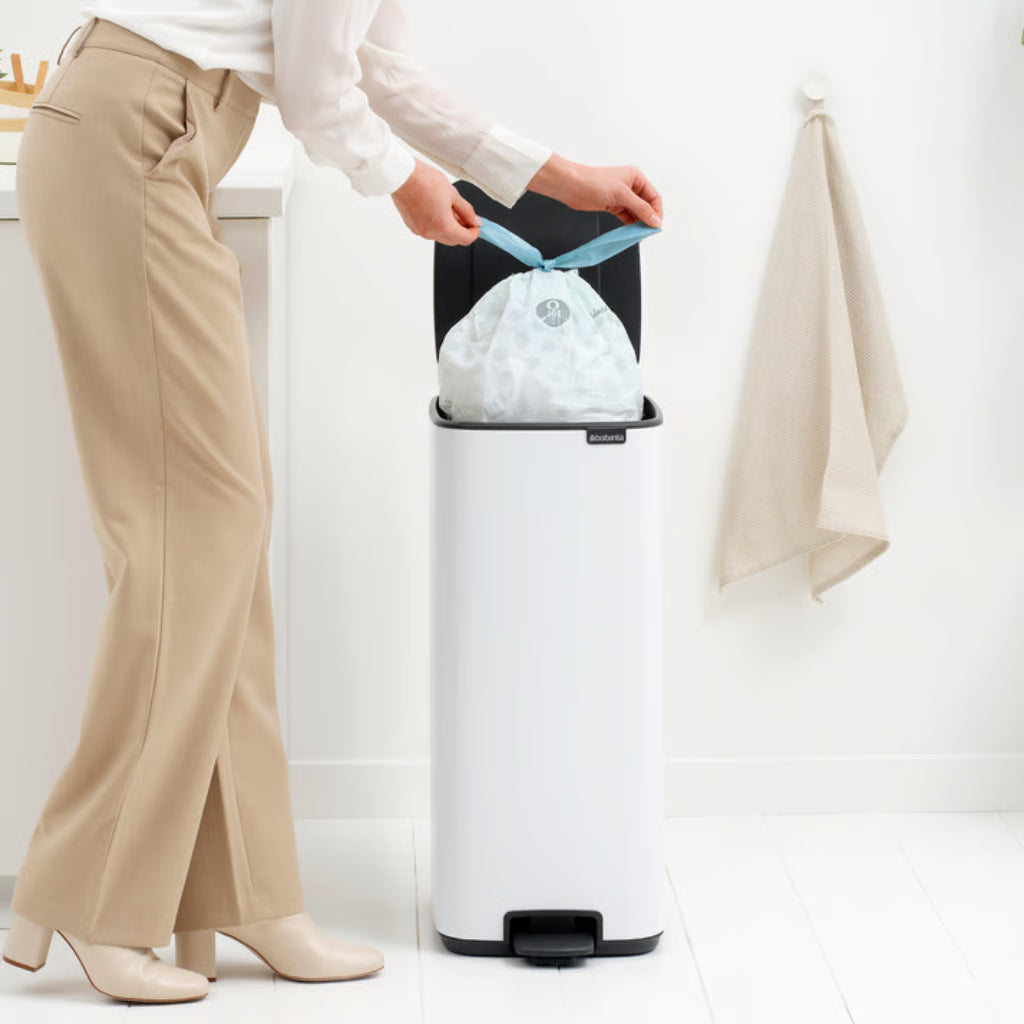 Brabantia Bo Pedaalemmer 30L White | Retourdeal 30%