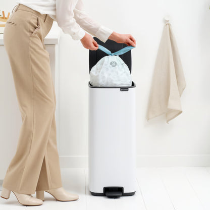 Brabantia Bo Pedaalemmer 30L White | Retourdeal 30%
