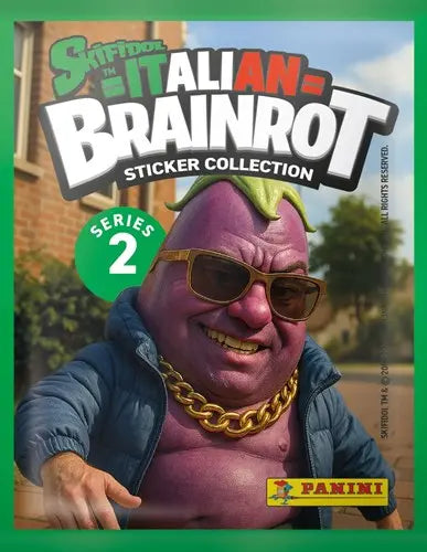 Panini Skifidol Italian Brainrot Sticker 2 Starter Pack