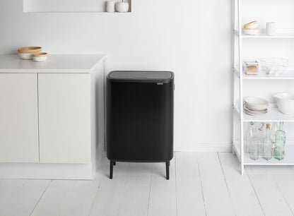Brabantia Bo Touch Bin Hi 60L Matt Black | Retourdeal 28%