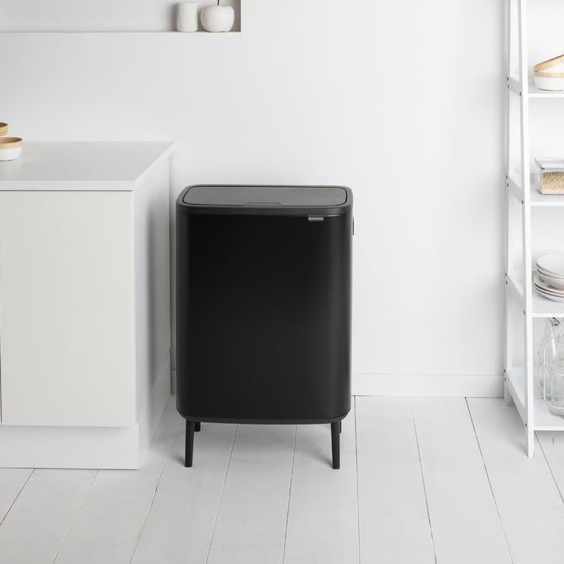 Brabantia Bo Touch Bin Hi 60L Matt Black | Retourdeal 28% – extra afbeelding