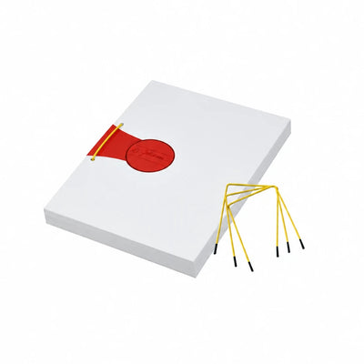 JalemaClip Pli-fix Archiefbinders Geel 10 stuks