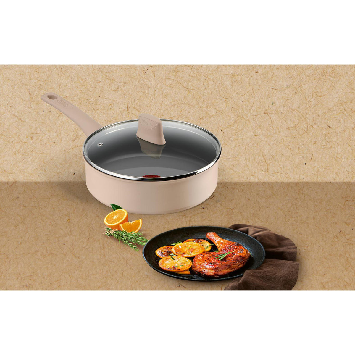 Tefal Revive Hapjespan 24cm met Deksel | Retourdeal 40%