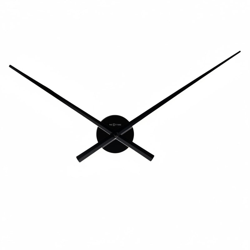 NeXtime Hands wandklok 70cm zwart | Retourdeal 50% korting