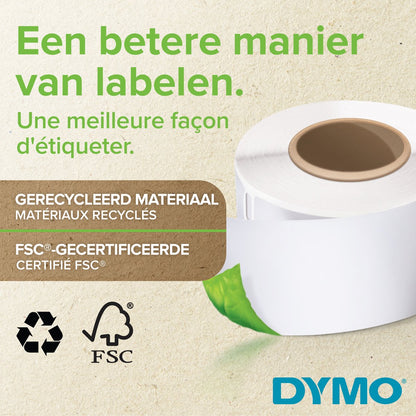 Dymo verzendetiketten 45x102mm | Retourdeal 30% korting
