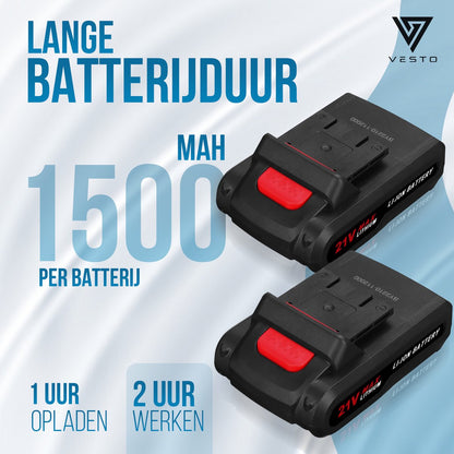 Vesto PowerDrive Accuboormachine incl. 2 Accu's