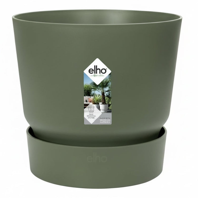 Elho Greenville Rond 40 Bloempot Blad Groen | Retourdeal 50%