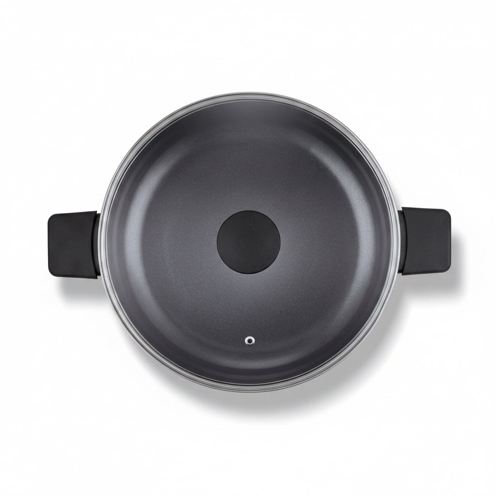 Brabantia VANTA Hapjespan met Deksel - Ø 28cm