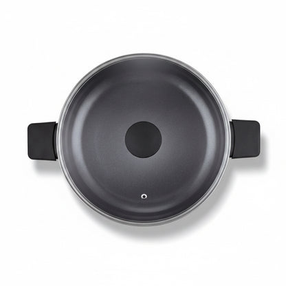 Brabantia VANTA Hapjespan met Deksel - Ø 28cm