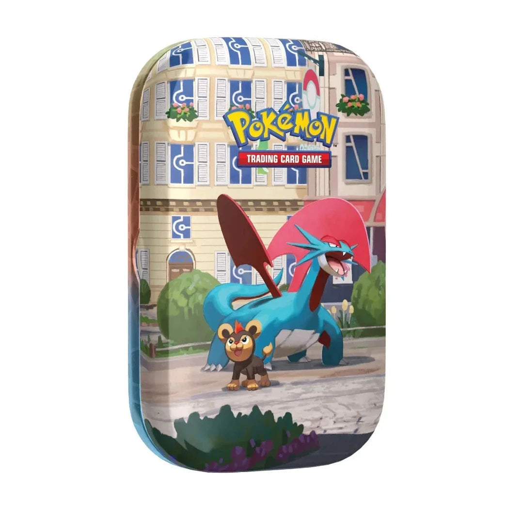 Pokémon Lumiose City Mini Tin Salamence en Litleo