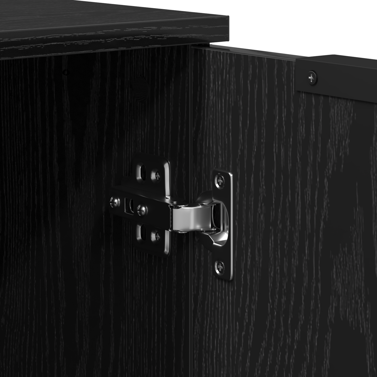 Dressoir Douwe - 2-delig - zwart eiken