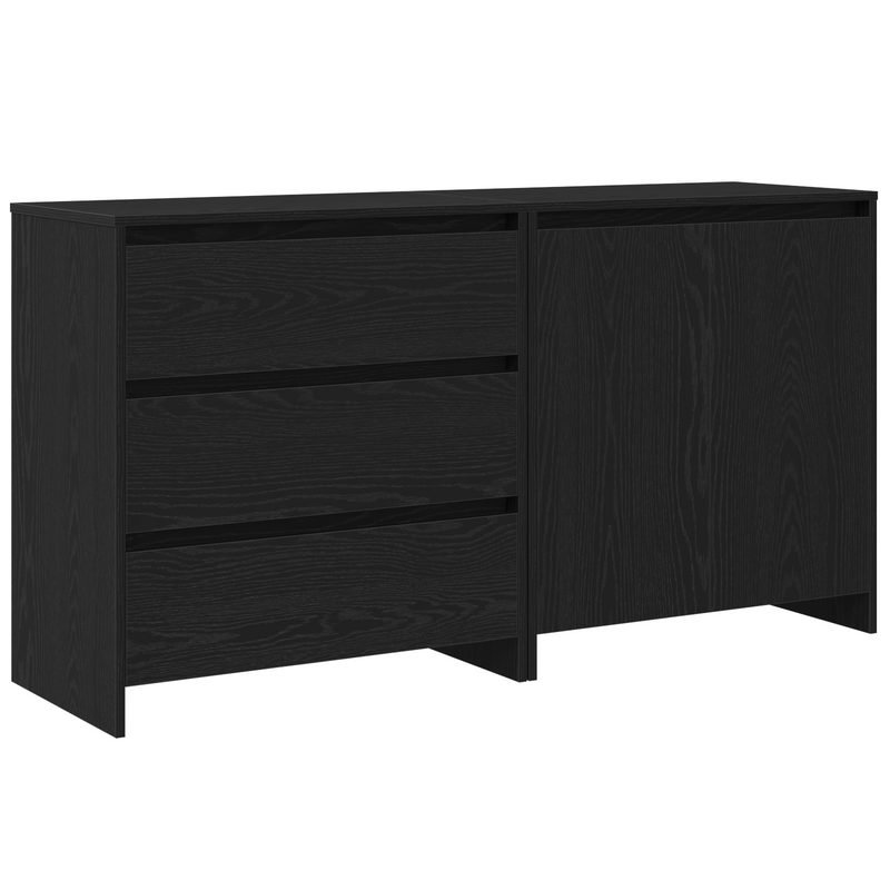 Dressoir Douwe - 2-delig - zwart eiken – extra afbeelding