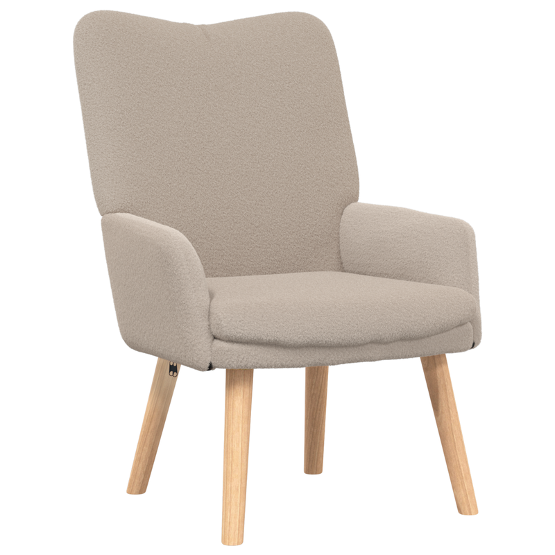 Fauteuil Alix - Schapenstof en Triplex – extra afbeelding