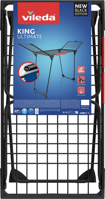 Vileda King Ultimate Droogrek Black Edition 20m | Retourdeal 40%