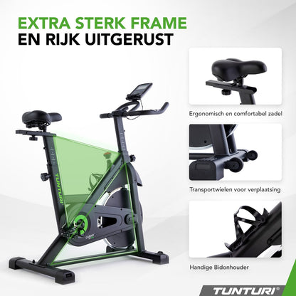 Tunturi Cardio Fit S20 Sprinter Bike - Fitness Fiets – Indoor Fietstrainer