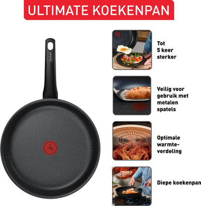 Tefal Ultimate koekenpan 28cm | Retourdeal 43% korting