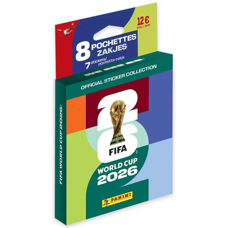 Panini WK 2026 stickerset 8 packs | Retourdeal 27% korting
