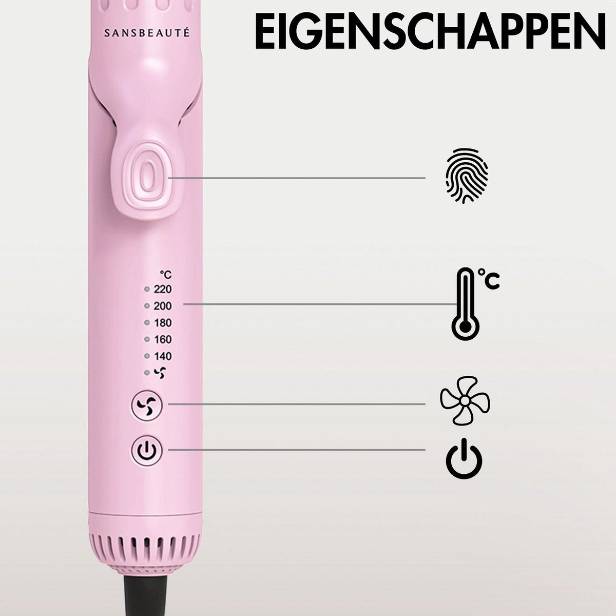 Sansbeauté 2 in 1 Airflow Stijltang en Krultang