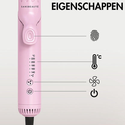 Sansbeauté 2 in 1 Airflow Stijltang en Krultang
