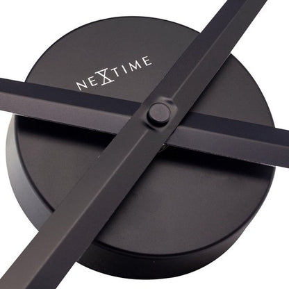 NeXtime Hands wandklok 70cm zwart | Retourdeal 50% korting