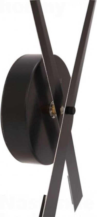NeXtime Hands wandklok 70cm zwart | Retourdeal 50% korting