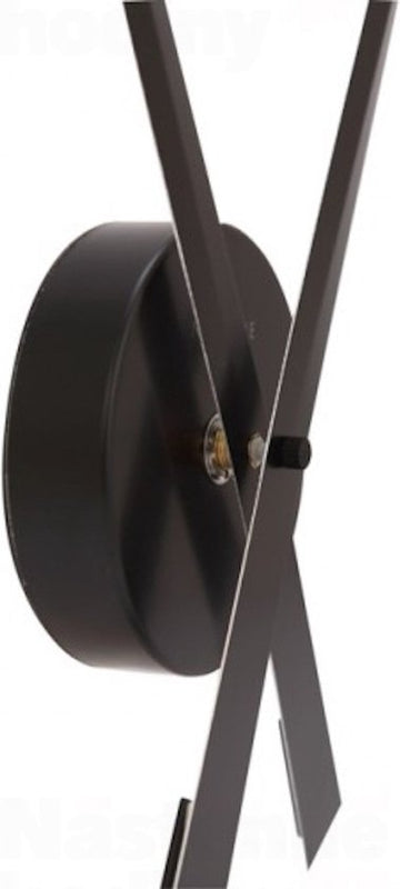 NeXtime Hands wandklok 70cm zwart | Retourdeal 50% korting – extra afbeelding