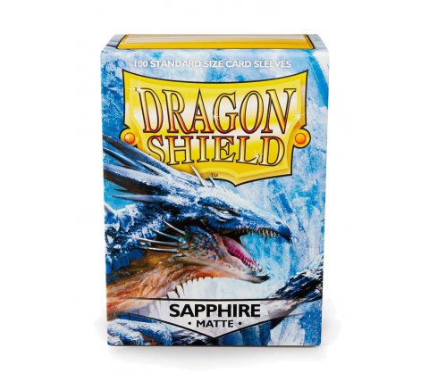 Dragon Shield Matte Sleeves Sapphire Standaard 100 Stuks