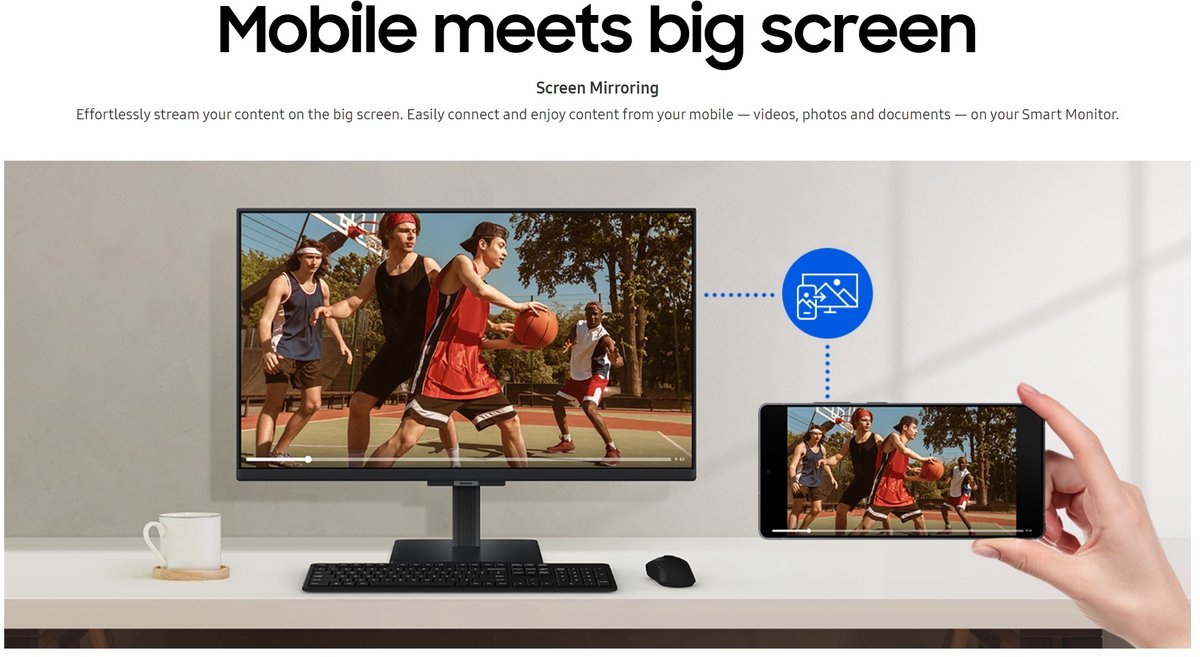 Samsung Smart Monitor M5 27 inch Full HD | Retourdeal 20%
