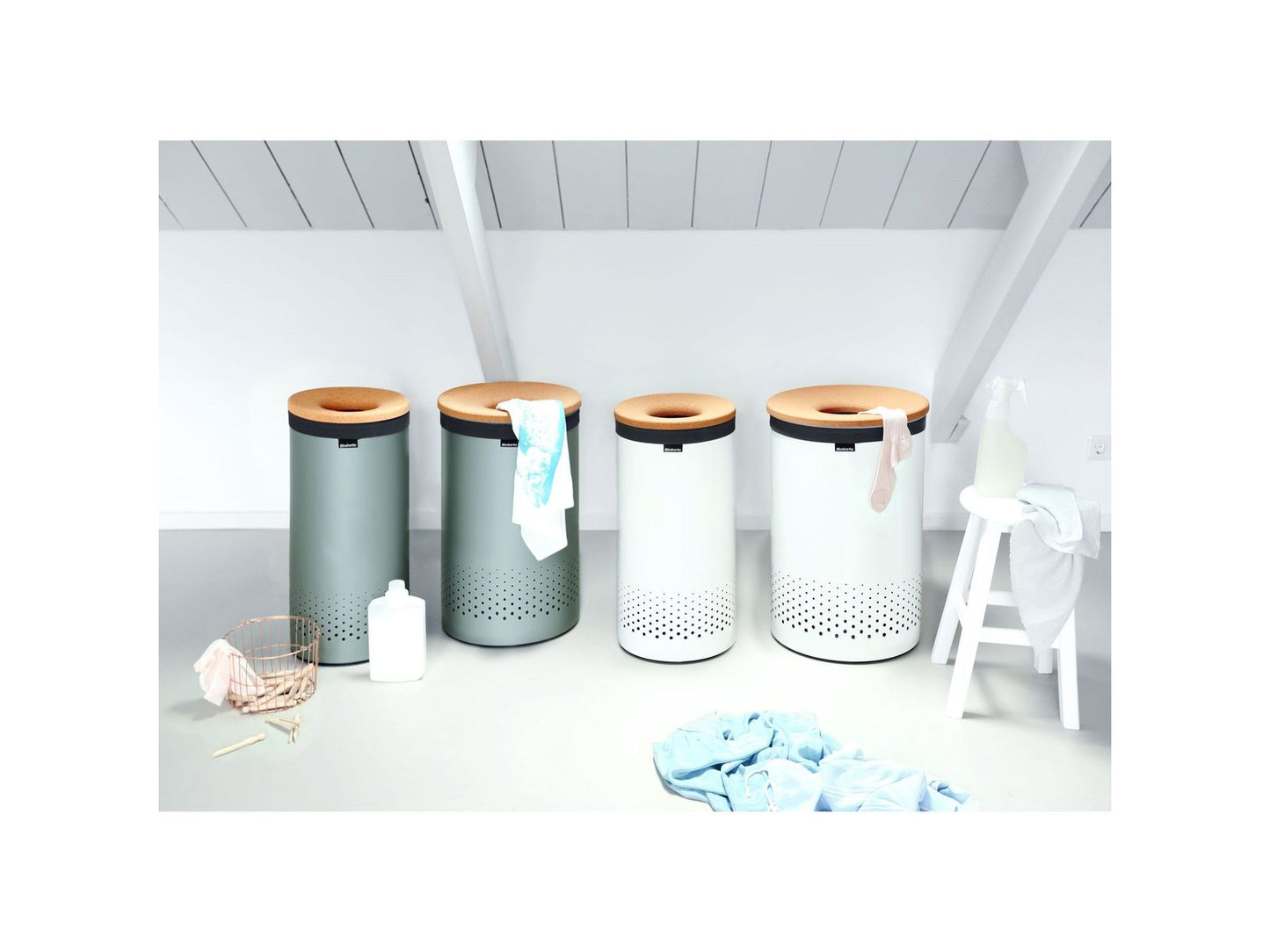 Brabantia wasmand 60L grijs | Retourdeal 47% korting