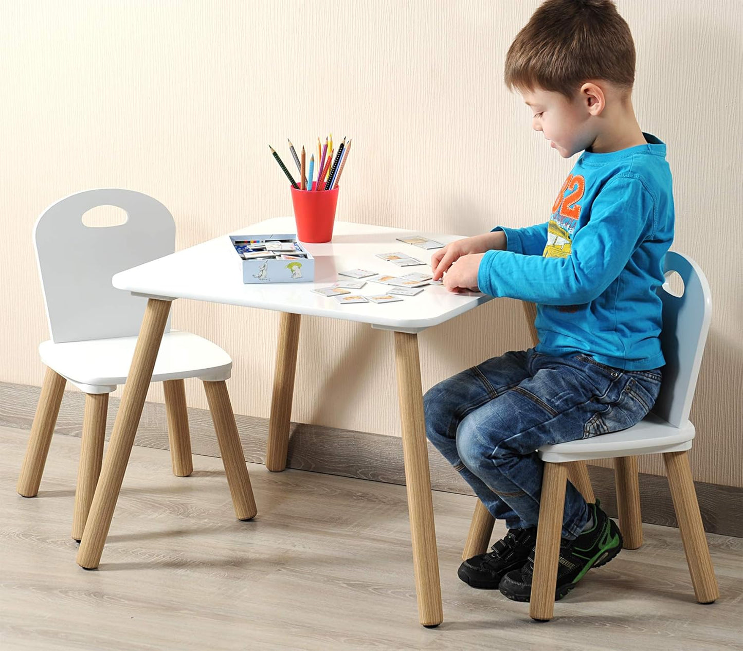 Kesper kindertafel met 2 stoelen | Retourdeal 42% korting